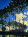 Peupliers sur les berges de l’Epte Claude Monet Forêt